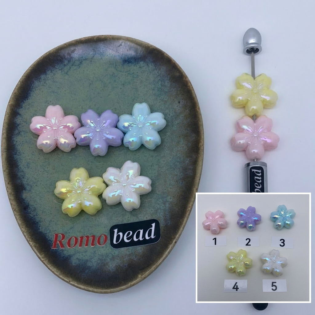 Composite image for flower beads